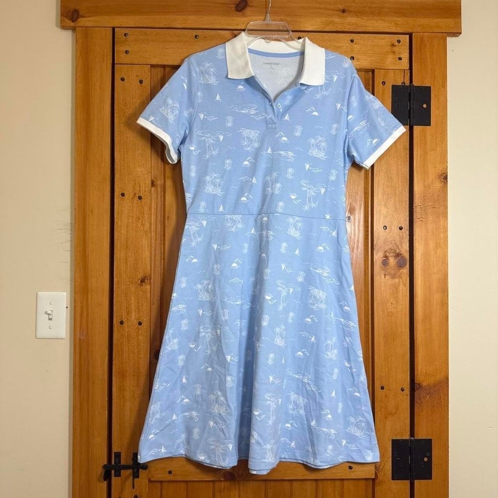 Lands' End Sailboat Polo Shirt Dress